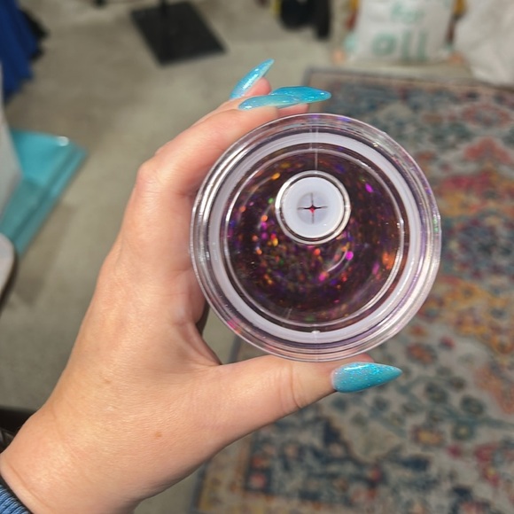 Halloween “Trick or Treat” Glitter Tumbler with Cute Ghost Design - Picture 4 of 5